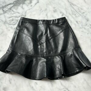 Vestique Vegan Leather Mini Skirt